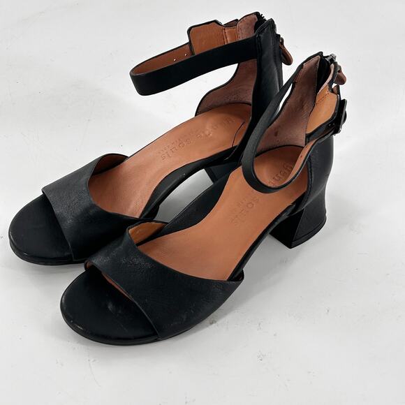 Gentle Souls Kenneth Cole Iona Heels 6 Black Leather NWOT Pumps Sandals Comfort - Picture 10 of 10